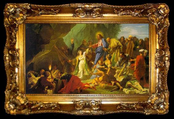 framed  Jean-Baptiste Jouvenet The Resurrection of Lazarus, ta009-2